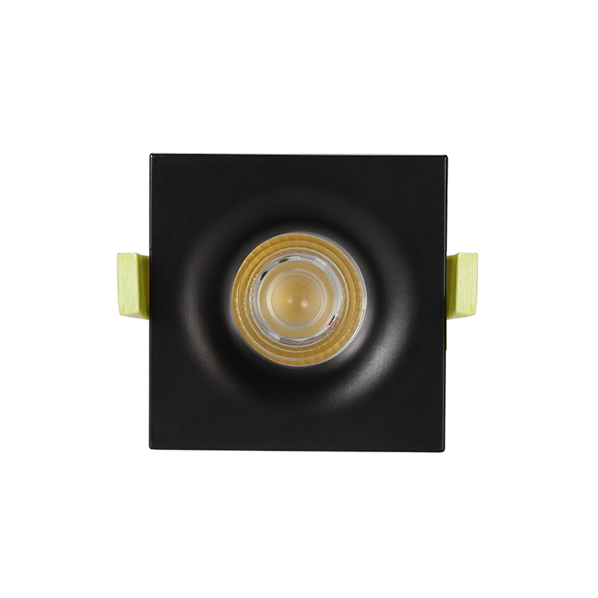 Bruve 12 Tridonic powered 12W 4000K 1200lm 12° LED Engine,350mA , CRI>90 LED Engine Matt Black Fixed Square Recessed Downlight, Inner Glass cover, IP65 DM201591  Dlux Bruve SQ 12 IP65
